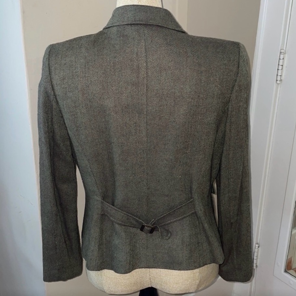 Kasper Greenish Wool Blend Blazer/Jacket - Picture 2 of 4